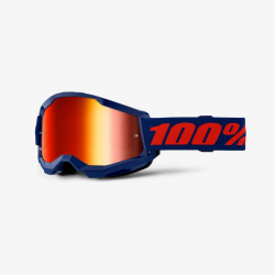 100%, brýle Strata 2 NAVY - MIRROR RED LENS