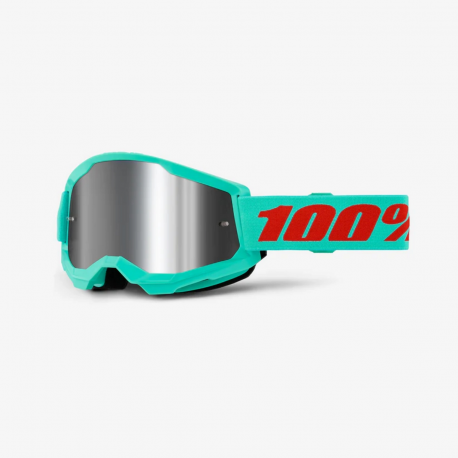 100%, brýle Strata 2 STONE - MIRROR BLUE LENS