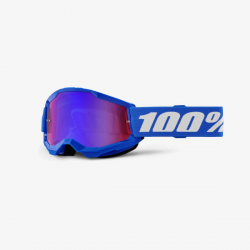100%, brýle Strata 2 YOUTH JUNIOR BLUE - MIRROR RED/BLUE LENS