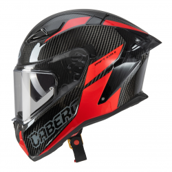 Caberg, integrání přilba Drift Evo II Carbon NOVA RED (PINLOCK), barva černá/šedá/červená, velikost XXL