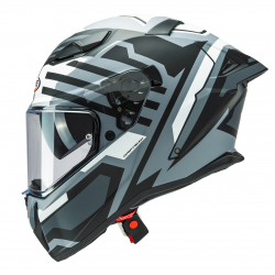 Caberg, integrální přilba, model Drift Evo II HORIZON, barva šedá/černá, bílá mat, velikost L