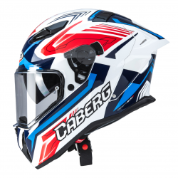 Caberg, integrální přilba, model Drift Evo II JARAMA, barva bílá/červená/modrá, velikost L