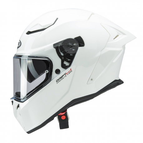 Caberg, integrální přilba, model Drift Evo II SOLID, bílá barva, velikost XXL