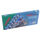 ČZ, řetěz 520 RDO (108 článků) o-ring do 450 ccm (33,8 KN) (s čistícími otvory) + spojka