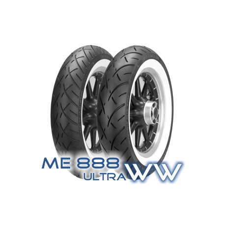 Metzeler, pneu 130/90-16 ME888 MARATHON ULTRA 67H TL M/C, bílé bočnice, přední, DOT 14/2024