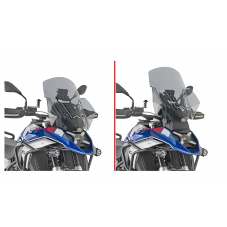 Kappa, plexištít, BMW R 1300 GS '24-, (54,5 X 49 CM) kouřový