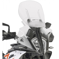 Kappa, plexištít s regulací, KTM 790 / 890 ADVENTURE '23-, (MAX 37 X 49 CM) regulace AIRFLOW (12 cm rozsah)