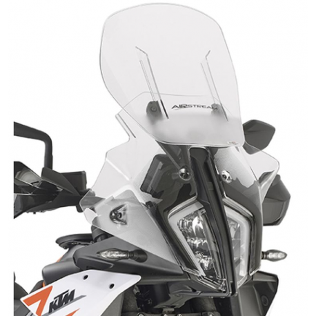Kappa, plexištít s regulací, KTM 790 / 890 ADVENTURE '23-, (MAX 37 X 49 CM) regulace AIRFLOW (12 cm rozsah)