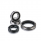 Factory Links, ložiska a gufera předního kola, KTM EXC / MXC 125 / 200 / 250 / 300 / 380 400 / 520 '00-'02 (25-