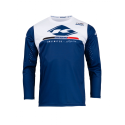 Kenny Racing, dres MX/Enduro, Track Raw Navy, modrá barva/bílá velikost M
