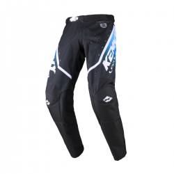 Kenny Racing, kalhoty MX/Enduro, Track Focus Black/White, černá barva/bílá/modrá velikost 30