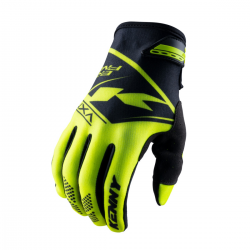 Kenny Racing, rukavice MX/Enduro, Brave Neon Yellow žlutá barva fluo/černá velikost XL