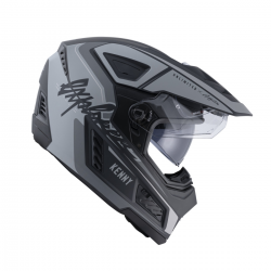 Kenny Racing, přilba Adventure Explorer, Black, barva černá, velikost L ( 59 - 60 cm )