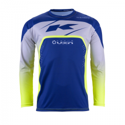 KENNY Racing dres Track Focus NAVY, barva modrá/šedá/žlutá, velikost XL
