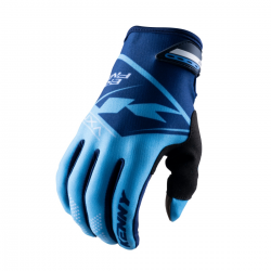 Kenny Racing, rukavice MX/Enduro, Brave Blue, modrá barva/granátová velikost XL