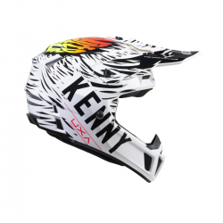 Kenny Racing, přilba MX Performance MIPS UXA, černá barva/bílá/oranžová velikost XL ( 61 - 62 cm )