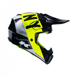 Kenny Racing, přilba MX Performance MIPS Black/Neon Yellow/Silver, černá barva/žlutá/stříbrná velikost S ( 55 - 56 C