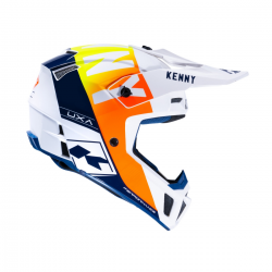 Kenny Racing, přilba MX Performance MIPS White/Navy/Orange, barva, bílá barva,/modrá/oranžová velikost L ( 5