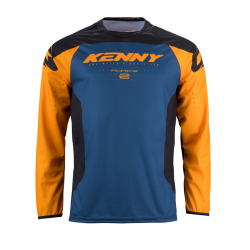 Kenny Racing, dres MX/Enduro, Force Petrol, modrá barva/oranžová/černá velikost L