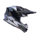 Kenny Racing, přilba MX Track Black Diamond, černá barva/šedá velikost XL ( 61 - 62 cm )