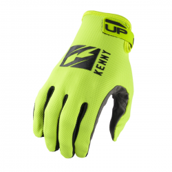 Kenny Racing, rukavice MX/Enduro, UP Neon Yellow žlutá barva fluo/černá velikost L