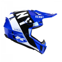 Kenny Racing, přilba MX Performance MIPS Candy Blue, modrá barva/černá/bílá velikost M ( 57 - 58 cm )