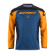 Kenny Racing, dres MX/Enduro, Force Petrol, modrá barva/oranžová/černá velikost M