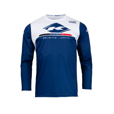 Kenny Racing, dres MX/Enduro, Track Raw Navy, modrá barva/bílá velikost S