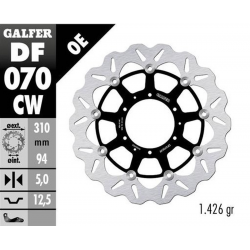 Galfer, přední brzdový kotouč, Honda CBR 600 RR '03-'17 CBR 1000 RR '04-'05 CB 1000 R '08-'17 CB 1300 F/S '05- CTX 1300 C '14-