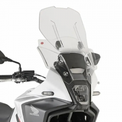 Kappa, plexištít, Honda NX 500 '24-, (MAX 53,5 X 45 CM) s regulací AIRFLOW (12 CM rozsah) čirý