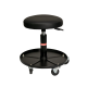 Biektec, servisní stolička (WORKSHOP AIR SEAT), černá barva