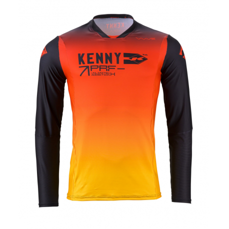 Kenny Racing, dres MX/Enduro, Performance Wave Red, barva červená/černá/žlutá, velikost M