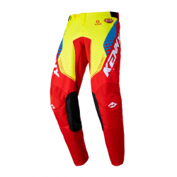 Kenny Racing, kalhoty MX/Enduro, Track Focus Kid/Junior Neon Yellow/Red, barva červená/žlutá/bílá, velikost 26