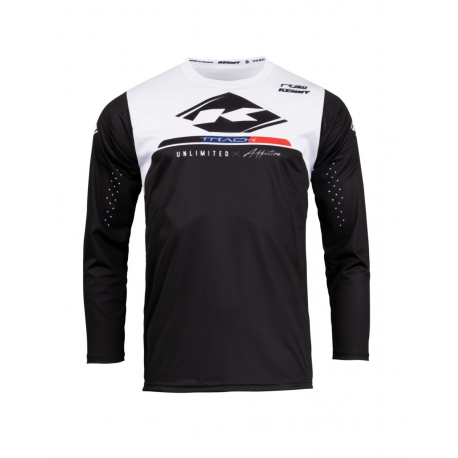 Kenny Racing, dres MX/Enduro, Track Kid/Junior Raw Black, barva černá/bílá, velikost XXS