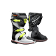 Kenny Racing, boty MX/Enduro, Track Kid/Junior White/Black/Neon Yellow, barva černá/bílá/žlutá fluo, velikost 37