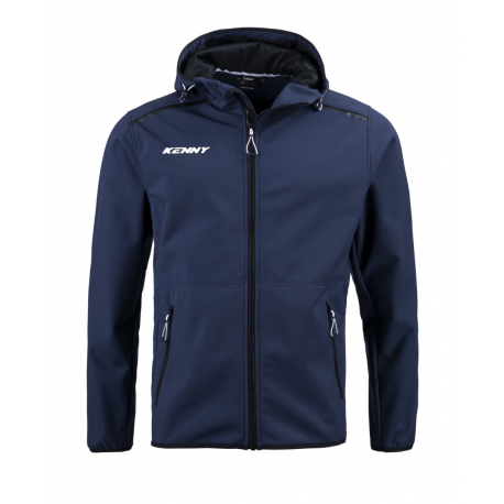 Kenny Racing, bunda do deště/pláštěnka Softshell, model Core Navy, barva modrá, velikost XXL