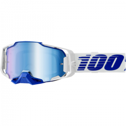 100%, brýle, model ARMEGA BLUE - MIRROR BLUE LENS - modrá barva, modré zrcadlové sklo