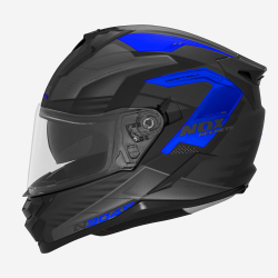 NOX, integrální přilba N304S CARVER, černá barva/modrá, velikost XXL