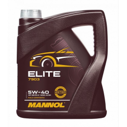 Mannol, motorový olej 4T ELITE 5W40 4L (API SN/CH-4, JASO MA2) Semisyntetic (7903) (4)