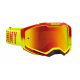 Kenny Racing, brýle Ventury Red/Yellow, barva žlutá fluo/červená, čevené zrcadlové sklo