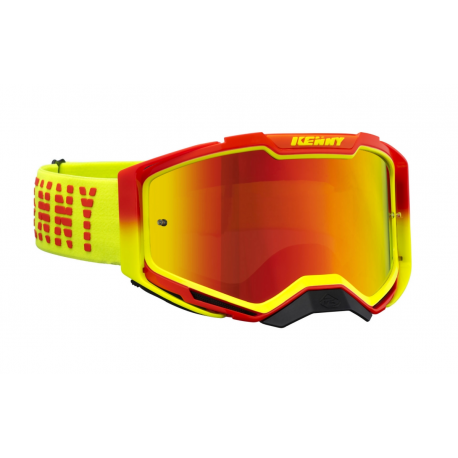 Kenny Racing, brýle Ventury Red/Yellow, barva žlutá fluo/červená, čevené zrcadlové sklo