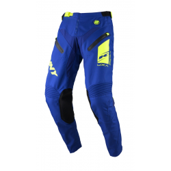 Kenny Racing, kalhoty MX/Enduro, Titanium Premium Navy, barva modrá/žlutá fluo, velikost 32