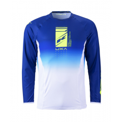 Kenny Racing, dres MX/Enduro, Titanium Premium Navy, barva modrá/bílá/žlutá fluo, velikost M