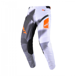 Kenny Racing, kalhoty MX/Enduro, Titanium Tones White, barva bílá/šedá/oranžová, velikost 32