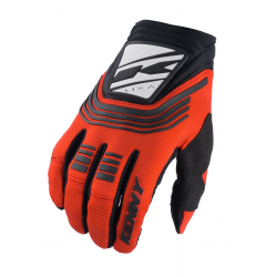Kenny Racing, rukavice MX/Enduro, Titanium Red, barva červená/černá/bílá, velikost L