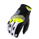 Kenny Racing, rukavice MX/Enduro, Safety Black/Grey/Yellow, barva černá/šedá/žlutá fluo, velikost L
