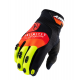 Kenny Racing, rukavice MX/Enduro, Safety Black/Red/Orange, barva černá/červená/žlutá fluo, velikost M