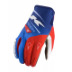 Kenny Racing, rukavice MX/Enduro, Track Kid/Junior Navy/Red, barva modrá/červená/bílá, velikost M