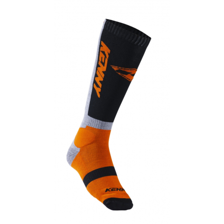 Kenny Racing, ponožky MX TECH Orange, barva černá/oranžová, velikost 39-42