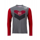 Kenny Racing, cyklo dres Prolight, Dark Red, barva červená/šedá, velikost XL